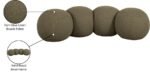 Apollo Boucle Fabric Upholstered Bench - Image 10