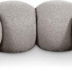 Apollo Boucle Fabric Upholstered Bench