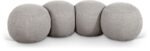 Apollo Boucle Fabric Upholstered Bench