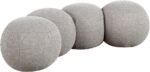 Apollo Boucle Fabric Upholstered Bench - Image 3