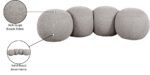 Apollo Boucle Fabric Upholstered Bench - Image 10