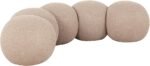 Apollo Boucle Fabric Upholstered Bench - Image 3