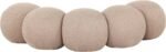 Apollo Boucle Fabric Upholstered Bench - Image 4