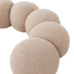 Apollo Boucle Fabric Upholstered Bench - Image 7