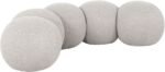 Apollo Boucle Fabric Upholstered Bench - Image 3