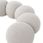 Apollo Boucle Fabric Upholstered Bench - Image 7