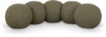 Apollo Boucle Fabric Upholstered Bench