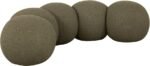 Apollo Boucle Fabric Upholstered Bench - Image 3