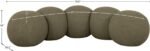 Apollo Boucle Fabric Upholstered Bench - Image 9