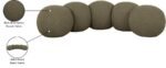 Apollo Boucle Fabric Upholstered Bench - Image 10