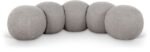 Apollo Boucle Fabric Upholstered Bench
