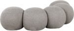 Apollo Boucle Fabric Upholstered Bench - Image 6