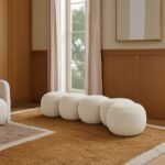 Apollo Velvet Upholstered Bench - Image 2