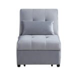 4615-F3 Lift Top Storage Bench with Pull-out Bed