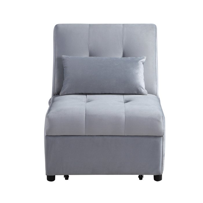 4615F3_noBG_front__l.jpg 4615-F3 Lift Top Storage Bench with Pull-out Bed - Image 1