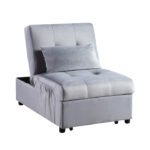 4615-F3 Lift Top Storage Bench with Pull-out Bed - Image 6