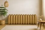 Atticus Vegan Leather Upholstered Bench - Image 2