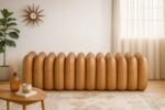 Atticus Vegan Leather Upholstered Bench - Image 2