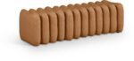 Atticus Vegan Leather Upholstered Bench
