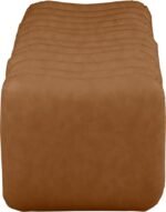 Atticus Vegan Leather Upholstered Bench - Image 4