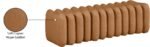 Atticus Vegan Leather Upholstered Bench - Image 8