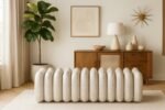 Atticus Vegan Leather Upholstered Bench - Image 2