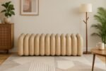 Atticus Vegan Leather Upholstered Bench - Image 2
