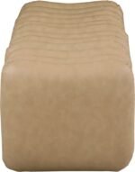 Atticus Vegan Leather Upholstered Bench - Image 4