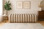 Atticus Vegan Leather Upholstered Bench - Image 2