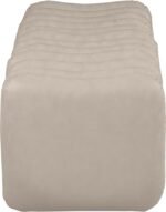 Atticus Vegan Leather Upholstered Bench - Image 4