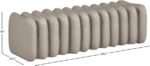 Atticus Vegan Leather Upholstered Bench - Image 7