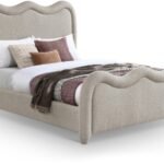 Gavin Chenille Fabric Upholstered Bed