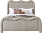 Gavin Chenille Fabric Upholstered Bed - Image 3