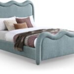 Gavin Chenille Fabric Upholstered Bed