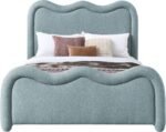 Gavin Chenille Fabric Upholstered Bed - Image 3