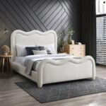Gavin Chenille Fabric Upholstered Bed - Image 2