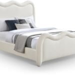 Gavin Chenille Fabric Upholstered Bed