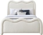 Gavin Chenille Fabric Upholstered Bed - Image 3