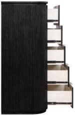 Astrid Solid Wood And Oak Veneer Chest - Image 6