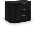 Astrid Solid Wood And Oak Veneer Nightstand