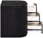 Astrid Solid Wood And Oak Veneer Nightstand - Image 6