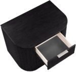 Astrid Solid Wood And Oak Veneer Nightstand - Image 8
