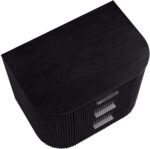 Astrid Solid Wood And Oak Veneer Nightstand - Image 9