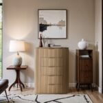 Astrid Solid Wood And Oak Veneer Chest - Image 2
