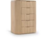 Astrid Solid Wood And Oak Veneer Chest