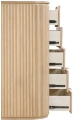 Astrid Solid Wood And Oak Veneer Chest - Image 6