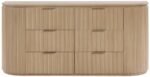 Astrid Solid Wood And Oak Veneer Dresser - Image 3