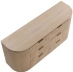 Astrid Solid Wood And Oak Veneer Dresser - Image 9