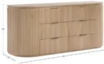 Astrid Solid Wood And Oak Veneer Dresser - Image 14