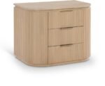 Astrid Solid Wood And Oak Veneer Nightstand